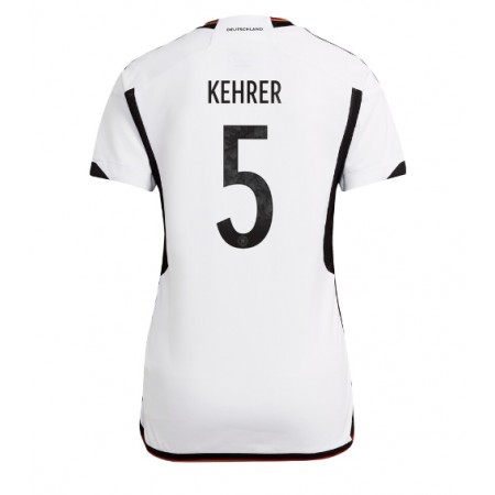 Duitsland Thilo Kehrer 5 Dames Thuisshirt WK voetbal 2022 Duitsland Thilo Kehrer 5 Dames Thuisshirt WK voetbal 2022